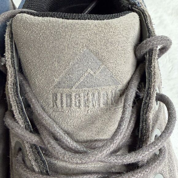 Men’s Ridgemont Outfitters Mesa II Hiking Shoes Charcoal Blue Size 6 Oiled Suede main image 8